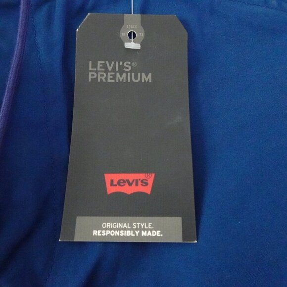 Levi's Marine Carpenter Pants Men's Size M Blue Canvas Loose Fit - Picture 8 of 10